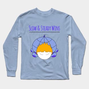 Slow & Steady Wins The Race Boy Turtle Long Sleeve T-Shirt